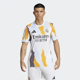Adidas: Белая футболка  Madrid