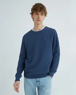 Tommy Hilfiger: Синий свитер 