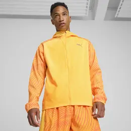 PUMA: Оранжевая куртка 