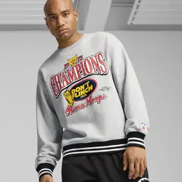 PUMA: Серая толстовка 
