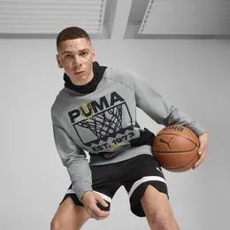 PUMA: Серая толстовка 