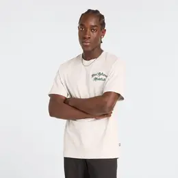 New Balance: Серая футболка  550