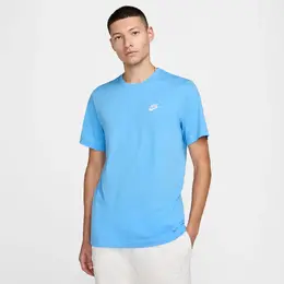 Nike: Синяя футболка  Sportswear Club