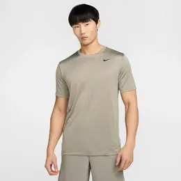 Nike: Зелёная футболка  Dri FIT