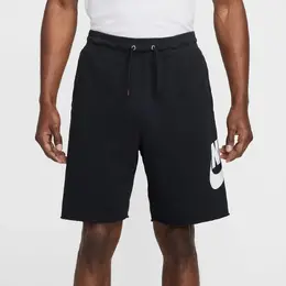 Nike: Чёрные шорты 