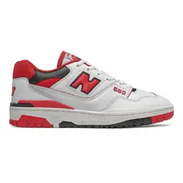 New Balance: Белые кроссовки  550
