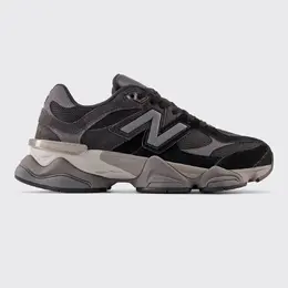 New Balance: Чёрные кроссовки 