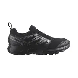 Salomon: Чёрные кроссовки 