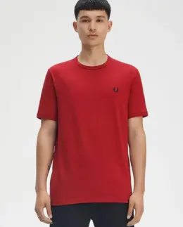 Fred Perry: Красная футболка 