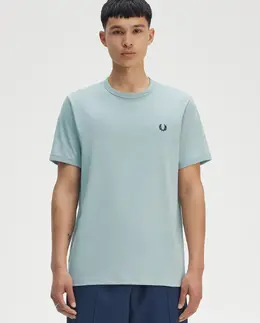 Fred Perry: Голубая футболка 