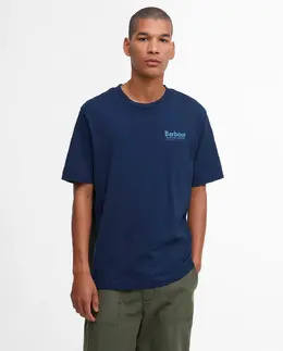 Barbour: Синяя футболка 