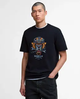 Barbour: Чёрная футболка  International