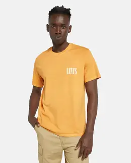 Levi's: Жёлтая футболка 