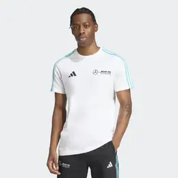 Adidas: Белая футболка 