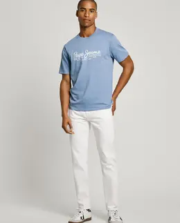 Pepe Jeans: Белые джинсы 