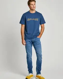 Pepe Jeans: Синие джинсы 