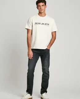 Pepe Jeans: Чёрные джинсы 