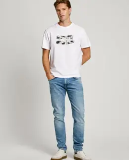 Pepe Jeans: Голубые джинсы 