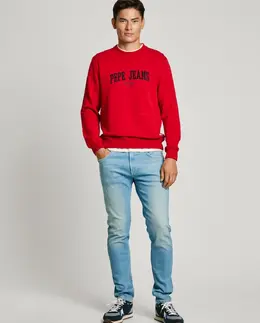 Pepe Jeans: Голубые джинсы 