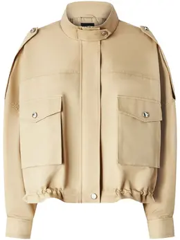 PINKO: Бежевая куртка 