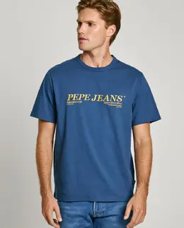 Pepe Jeans: Футболка с принтом 