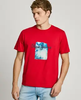 Pepe Jeans: Футболка с принтом 