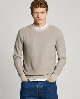 Pepe Jeans: Бежевый свитер 