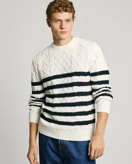 Pepe Jeans: Белый свитер 