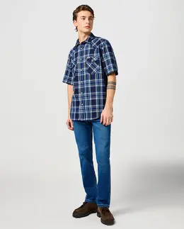 Wrangler: Синие джинсы  Larston