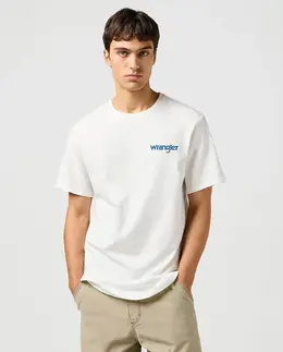 Wrangler: Белая футболка 