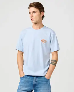Wrangler: Голубая футболка 