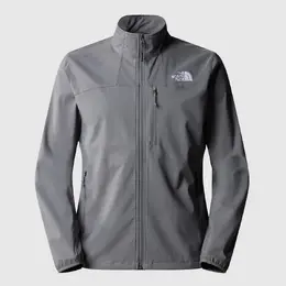 The North Face: Серая куртка 