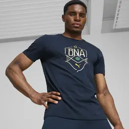 PUMA: Синяя футболка 