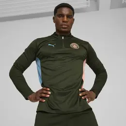 PUMA: Футболка на молнии 