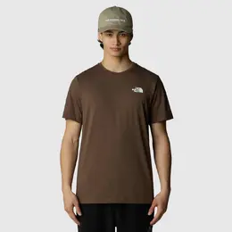 The North Face: Коричневая футболка  NSE