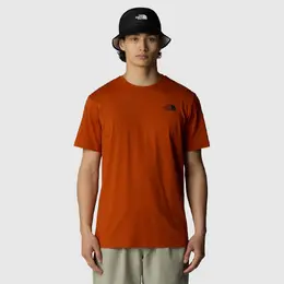 The North Face: Коричневая футболка  NSE