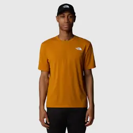The North Face: Коричневая футболка  Topographic