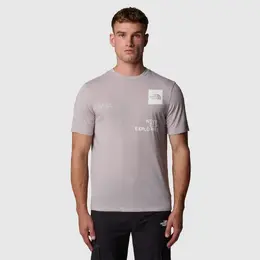 The North Face: Серая футболка  Coordinates