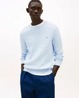 Tommy Hilfiger: Голубой свитер 
