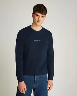 Tommy Jeans: Тёмный свитер 