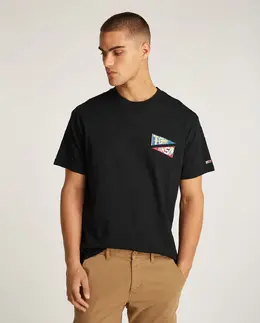 Tommy Jeans: Футболка с принтом 