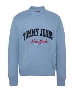 Tommy Jeans: Синий свитер 