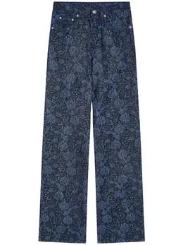 DRIES VAN NOTEN: Голубые джинсы 