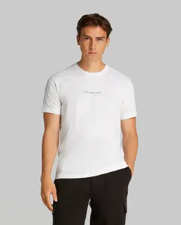 Calvin Klein Jeans: Белая футболка 