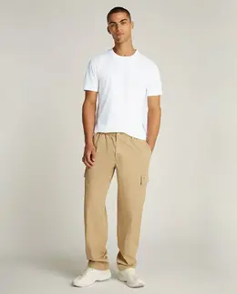 Calvin Klein Jeans: Белая футболка 