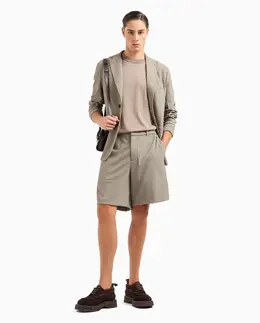 Emporio Armani: Бежевые шорты 
