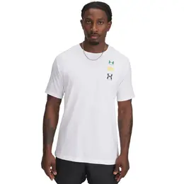 Under Armour: Белая футболка 