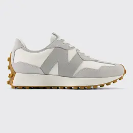 New Balance: Серые кроссовки 