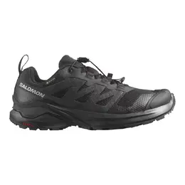 Salomon: Чёрные кроссовки 