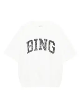 ANINE BING: Белая футболка 